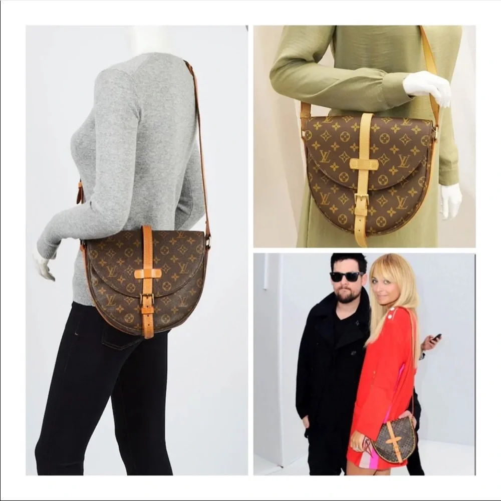 💗SOLD💗AUTHENTIC LOUIS VUITTON CHANTILLY GM CROSSBODY BAG - Picture 9 of 13